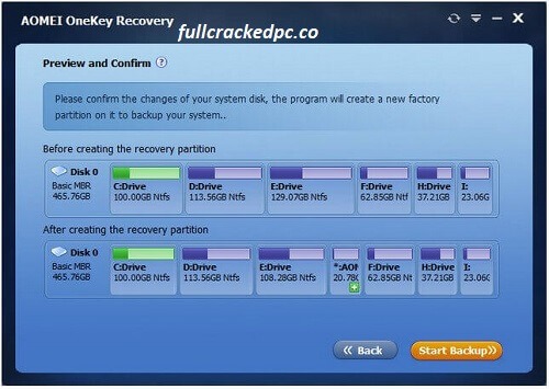 AOMEI OneKey Recovery Professional v1.7.1 Crack + Key [2024]