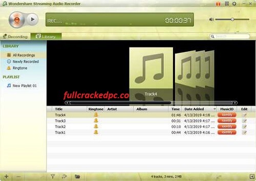 Wondershare Streaming Audio Recorder 15.0.6 Crack + Serial Key [2024]