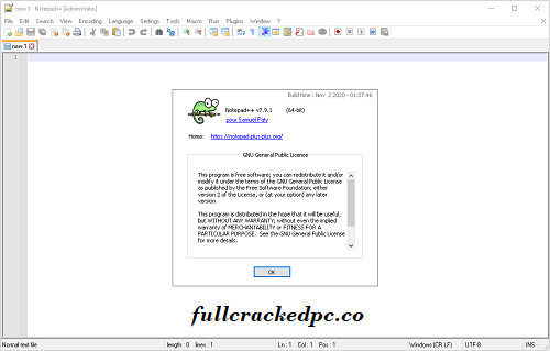 Notepad++ 8.5.7 Crack + Serial Key 2024 (New) Download